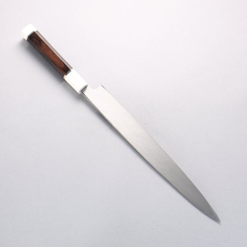 Sakai Takayuki Ginryu Honyaki Swedish Steel Mirrored Finish Yanagiba 300mm Ebony Wood Handle with Sheath - Japannywholesale