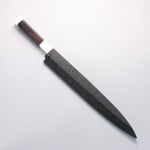 Sakai Takayuki Ginryu Honyaki Swedish Steel Mirrored Finish Yanagiba 300mm Ebony Wood Handle with Sheath - Japannywholesale