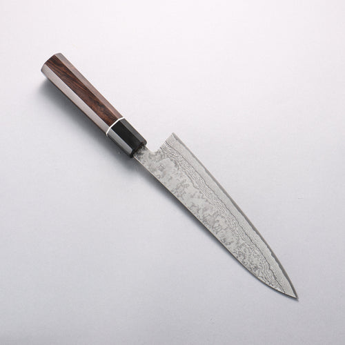 Shigeki Tanaka Habakiri SG2 Damascus Gyuto 210mm Ebony Wood Handle - Japannywholesale