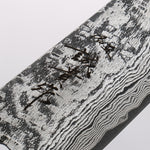 Shigeki Tanaka Habakiri SG2 Damascus Gyuto 210mm Ebony Wood Handle - Japannywholesale