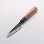 Nao Yamamoto Yasuki Blue Steel Kurouchi Hammered Paring 90mm Walnut Handle - Japannywholesale