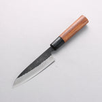 Nao Yamamoto Yasuki Blue Steel Kurouchi Hammered Petty-Utility 120mm Walnut Handle - Japannywholesale
