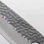 Oul Blue Super Hammered Black Finished Santoku 165mm Oak Handle - Japannywholesale