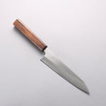 Oul White Steel No.1 Gyuto 180mm Oak (Baikoku / Soot Black) Handle - Japannywholesale
