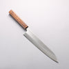 Oul White Steel No.1 Gyuto 240mm Oak (Baikoku / Soot Black) Handle - Japannywholesale