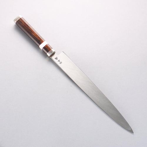 Sakai Takayuki Shiden Silver Steel No.3 Yanagiba Desert Ironwood(Sugihara model) Handle - Japannywholesale