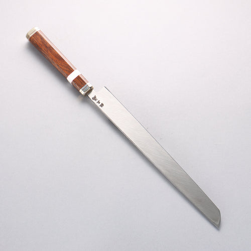 Sakai Takayuki Shiden Silver Steel No.3 Takohiki 270mm Desert Ironwood(Sugihara model) Handle - Japannywholesale