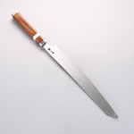 Sakai Takayuki Shiden Silver Steel No.3 Kengata Yanagiba 300mm Desert Ironwood(Sugihara model) Handle - Japannywholesale
