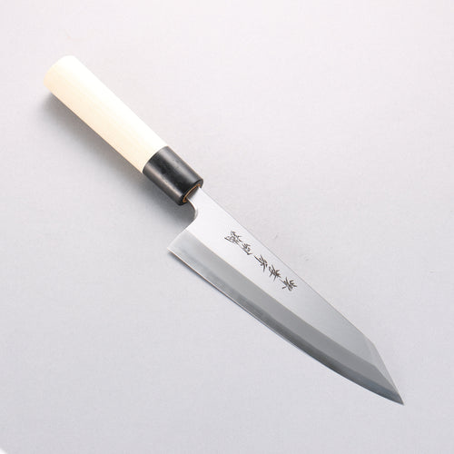 Sakai Takayuki Tokujyo White Steel No.2 Kiritsuke Deba 180mm Magnolia Handle - Japannywholesale