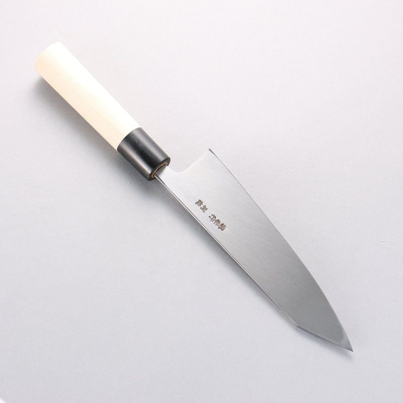Sakai Takayuki Tokujyo White Steel No.2 Kiritsuke Deba 180mm Magnolia Handle - Japannywholesale