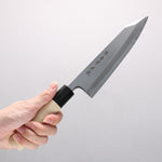 Sakai Takayuki Tokujyo White Steel No.2 Kiritsuke Deba 180mm Magnolia Handle - Japannywholesale