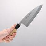 Sakai Takayuki Uzushio White Steel No.2 Deba Magnolia Handle - Japannywholesale