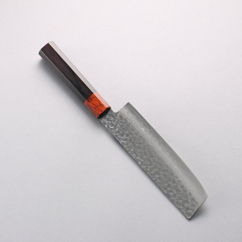 Seisuke VG10 33 Layer Hammered Damascus Usuba 160mm Black Pakka wood Handle - Japannywholesale