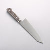Seisuke Stainless Steel Kiritsuke Santoku 180mm Gray Pakka wood Handle - Japannywholesale