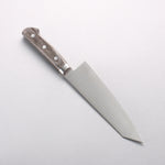 Seisuke Stainless Steel Kiritsuke Santoku 180mm Gray Pakka wood Handle - Japannywholesale