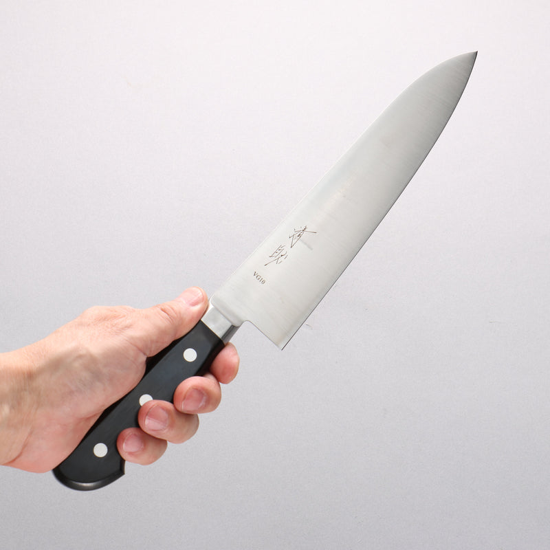 Seisuke Stainless Steel Gyuto 210mm Black Pakka wood Handle - Japannywholesale