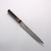 Shigeki Tanaka Habakiri SG2 Damascus Slicer 210mm Ebony Wood Handle - Japannywholesale