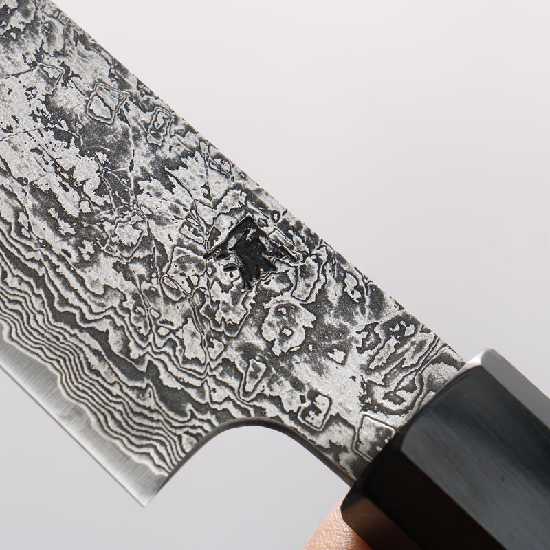 Shigeki Tanaka Habakiri SG2 Damascus Slicer 210mm Ebony Wood Handle - Japannywholesale
