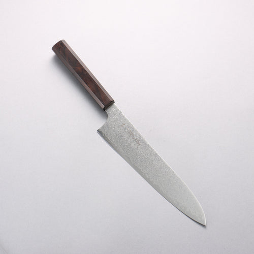 Seisuke SG2 Damascus Migaki Finished Gyuto 210mm Ebony Wood Handle - Japannywholesale