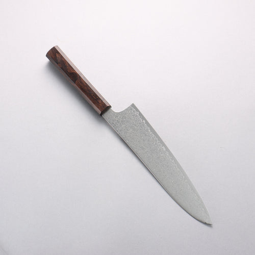 Seisuke SG2 Damascus Migaki Finished Gyuto 210mm Ebony Wood Handle - Japannywholesale