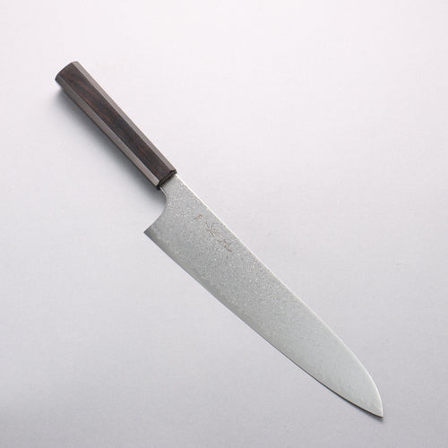 Seisuke SG2 Damascus Migaki Finished Gyuto 240mm Ebony Wood Handle - Japannywholesale