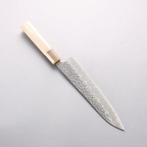 Seisuke Kumo White Steel No.1 Hammered Gyuto 210mm Magnolia Handle - Japannywholesale