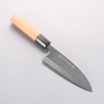 Sakai Takayuki Hakugin INOX Mirrored Finish Deba 150mm Yew tree Handle - Japannywholesale