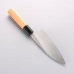 Sakai Takayuki Hakugin INOX Mirrored Finish Deba 150mm Yew tree Handle - Japannywholesale