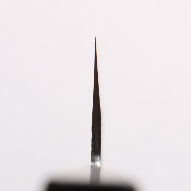 Isamitsu Abe Blue Super Hammered Black Finished Nakiri 165mm Rosewood (pentagonal) Handle - Japannywholesale