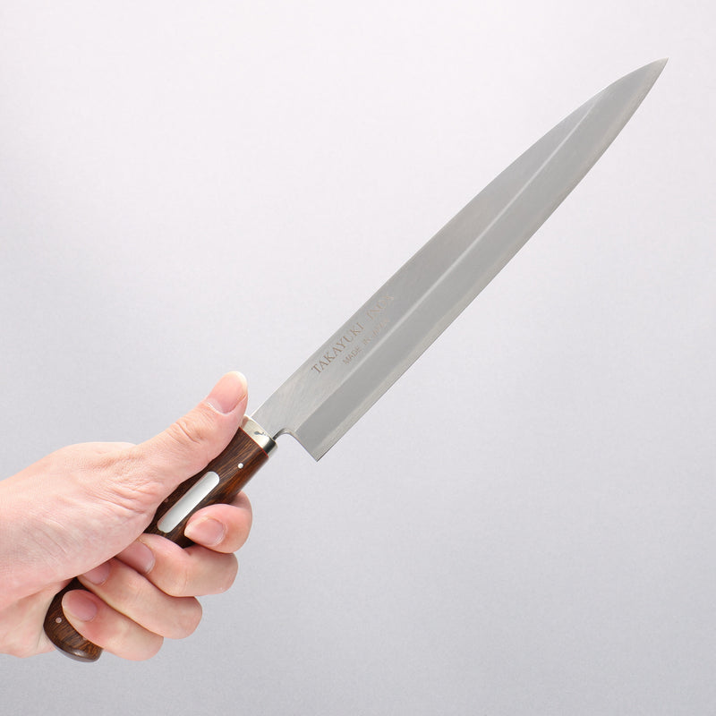 Sakai Takayuki INOX Molybdenum Yanagiba Desert Ironwood(Sugihara model) Handle - Japannywholesale