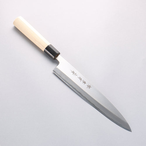 Sakai Takayuki White Steel No.3 Kasumitogi Mioroshi Deba 240mm Magnolia Handle - Japannywholesale