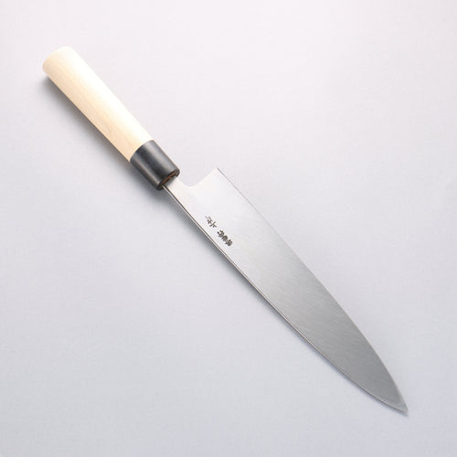 Sakai Takayuki White Steel No.3 Kasumitogi Mioroshi Deba 240mm Magnolia Handle - Japannywholesale