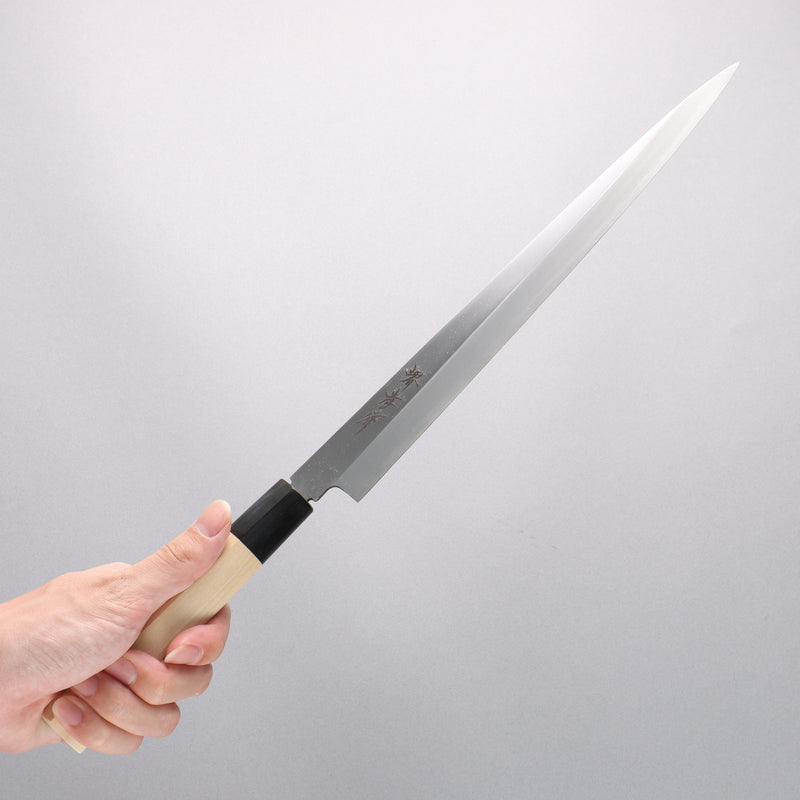 Sakai Takayuki Kasumitogi White Steel Fuguhiki Magnolia Handle - Japannywholesale