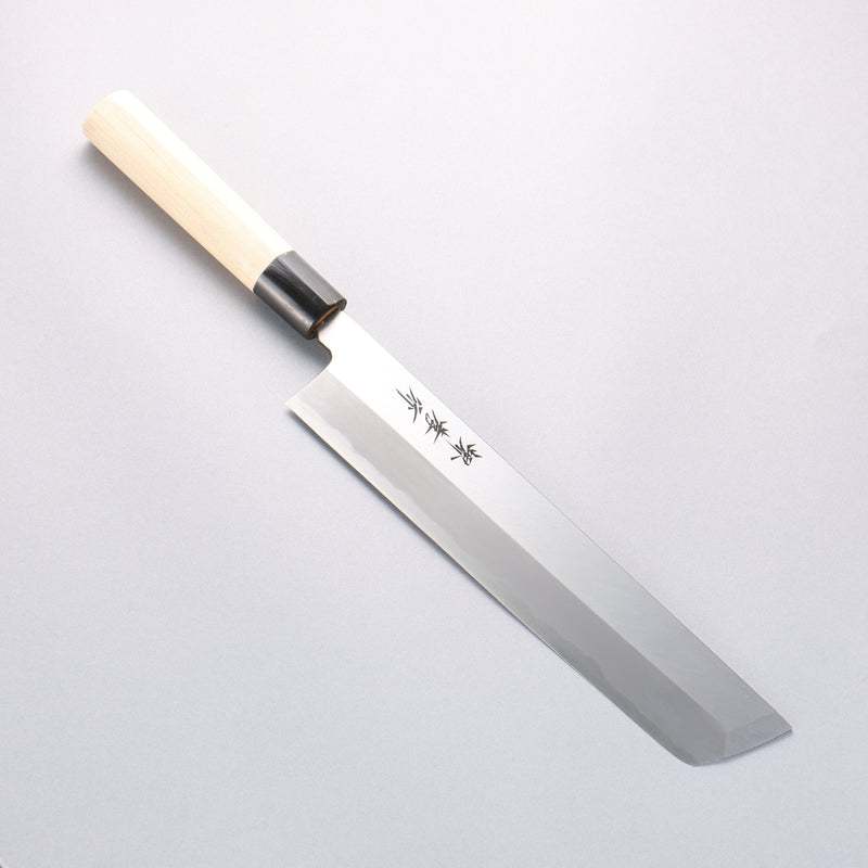 Sakai Takayuki Kasumitogi White Steel Hamokiri 240mm Magnolia Handle - Japannywholesale