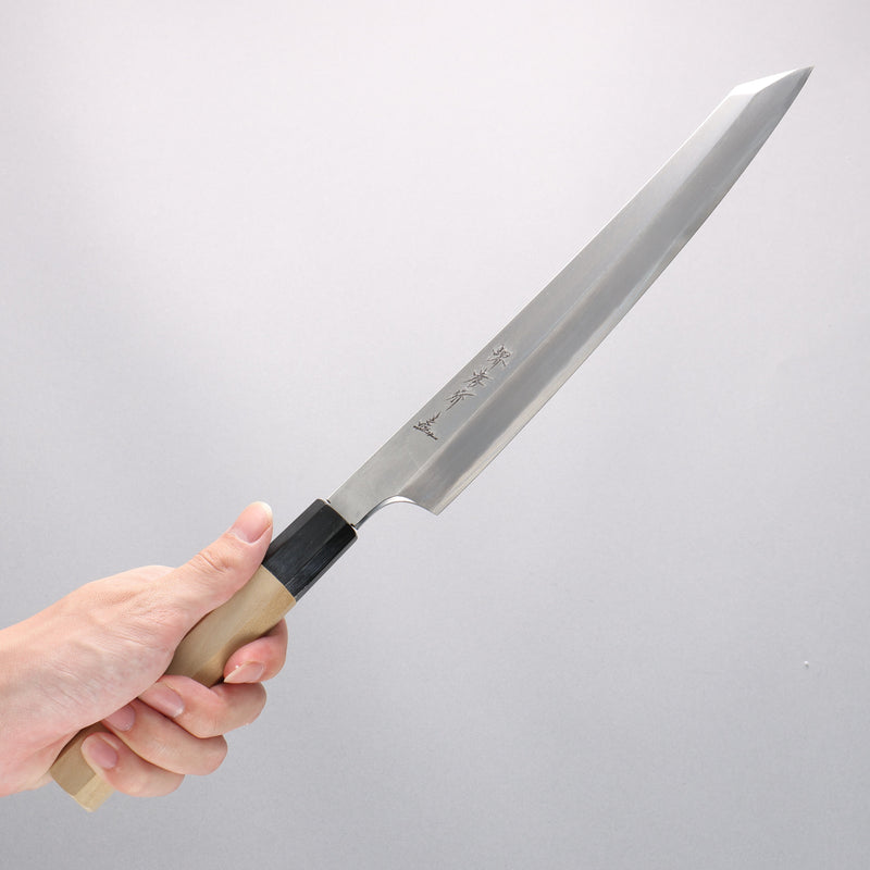 Sakai Takayuki Chef Series Silver Steel No.3 Kiritsuke Yanagiba 270mm Magnolia Handle - Japannywholesale