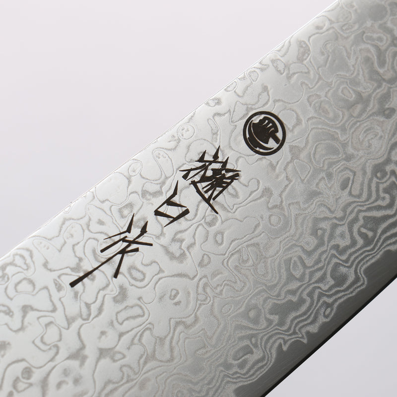 Higuchi SG2 Damascus Migaki Finished Kiritsuke Gyuto 210mm Red Pakka wood Handle - Japannywholesale