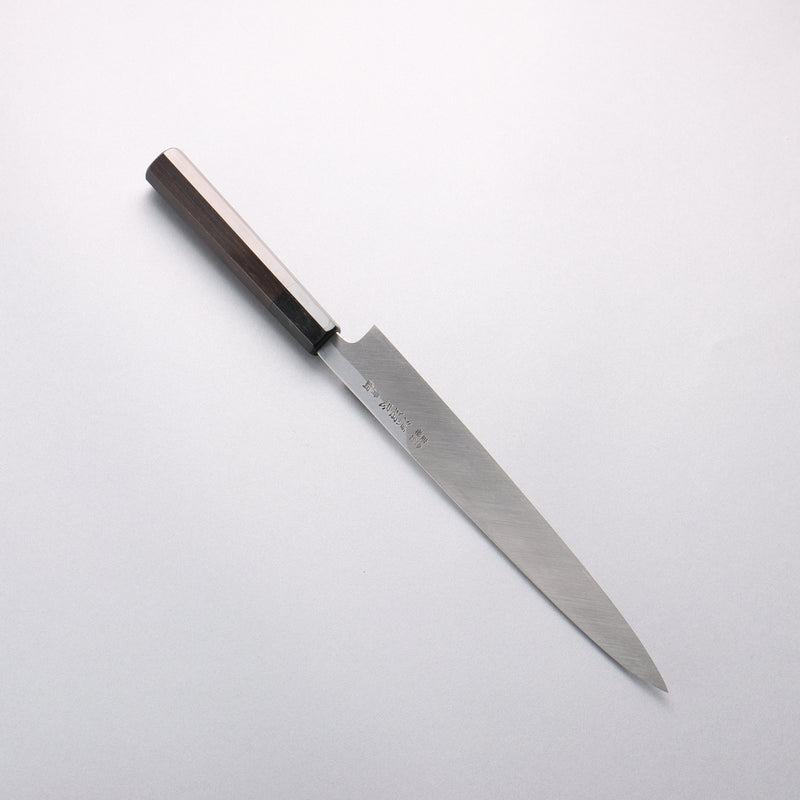 Minamoto Akitada Blue Steel No.2 Yanagiba 240mm Ebony Wood Handle - Japannywholesale