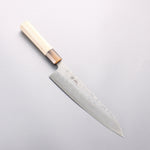 Seisuke Swedish Steel-stn Damascus Washiji Gyuto 210mm Magnolia Handle - Japannywholesale