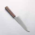 Shigeki Tanaka Majiro Silver Steel No.3 Santoku 165mm Ebony Wood Handle - Japannywholesale