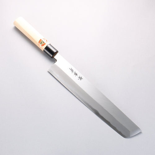Sakai Takayuki Kasumitogi White Steel Hamokiri 300mm Magnolia Handle - Japannywholesale