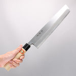 Sakai Takayuki Kasumitogi White Steel Hamokiri 300mm Magnolia Handle - Japannywholesale