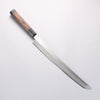 Sakai Takayuki Zangetsu Silver Steel No.3 Sakimaru Yanagiba Wenge Handle with Sheath - Japannywholesale