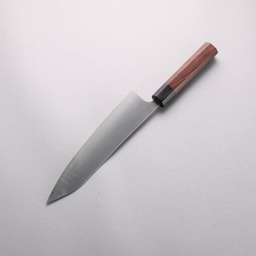 Shibata Takayuki Koutetsu Blue Super Gyuto 210mm Rosewood (Ferrule: Black Pakka Wood) Handle - Japannywholesale