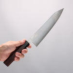 Shibata Takayuki Koutetsu Blue Super Gyuto 210mm Rosewood (Ferrule: Black Pakka Wood) Handle - Japannywholesale