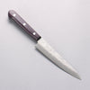 Oul Silver Steel No.3 Nashiji Petty-Utility 135mm Purple Pakka wood Handle - Japannywholesale