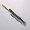 Oul Blue Super Hammered Black Finished Kiritsuke Gyuto 210mm Magnolia Handle - Japannywholesale