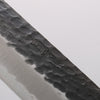 Oul Blue Super Hammered Black Finished Kiritsuke Gyuto 210mm Magnolia Handle - Japannywholesale