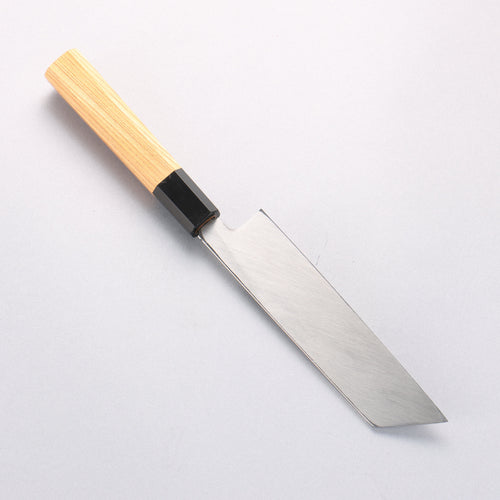 Sakai Takayuki Hakugin INOX Mirrored Finish Mukimono 180mm Yew tree Handle - Japannywholesale