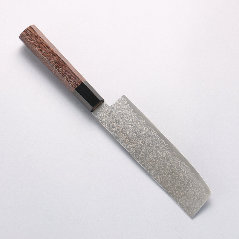 Sakai Takayuki Galaxy ZA-18 Damascus Nakiri 165mm Wenge Handle - Japannywholesale