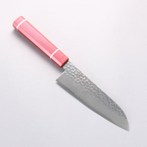 Sakai Takayuki VG10 33 Layer Damascus Santoku 170mm Live oak Lacquered (Kouseki) Handle - Japannywholesale